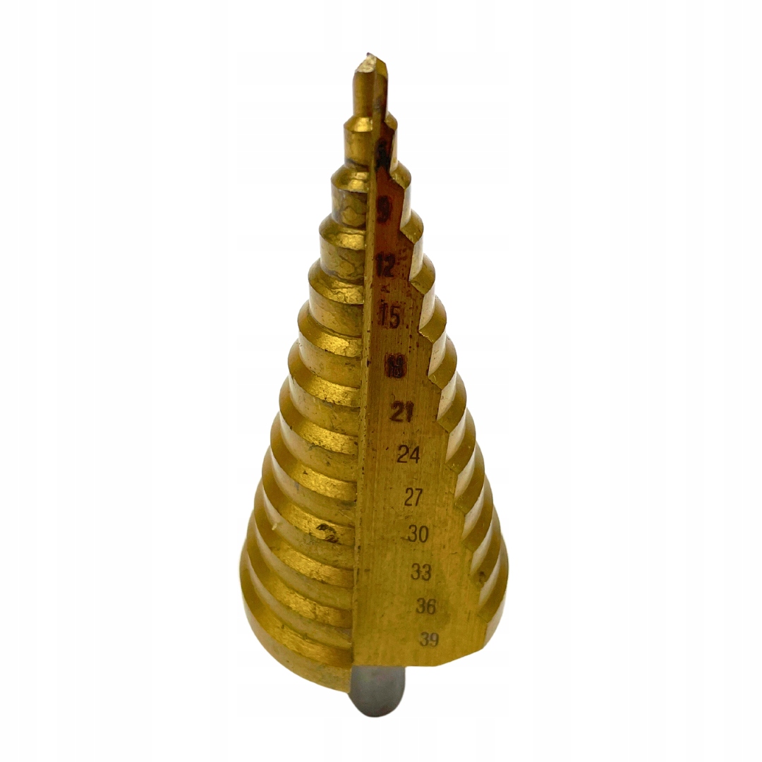 WIERTŁO STOŻKOWE STOPNIOWE DO METALU 4-39MM HSS TYTANOWANE STALI INOX Kod producenta A103MS52439