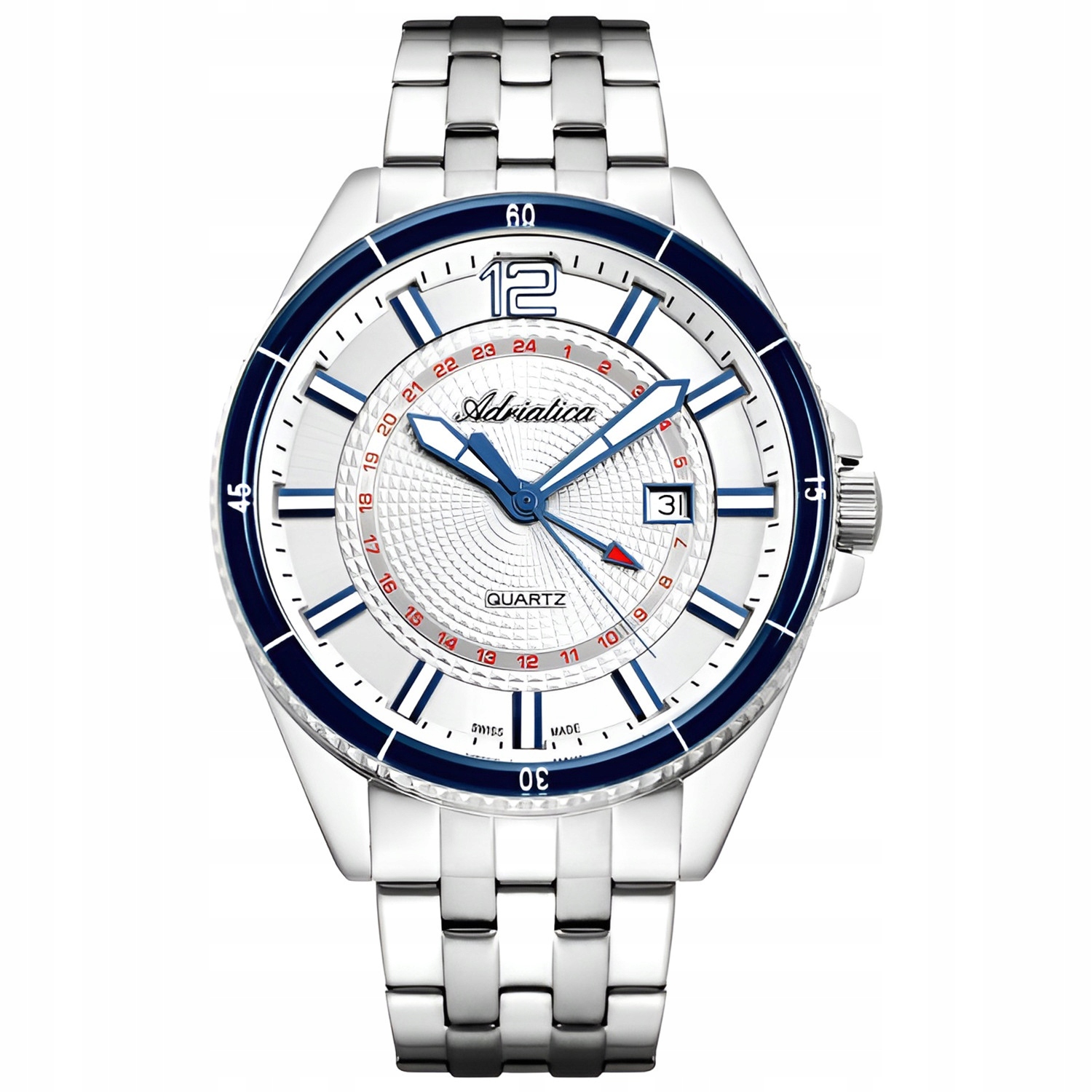 Pánské Hodinky Adriatica A8318.T1B3Q stříbrné