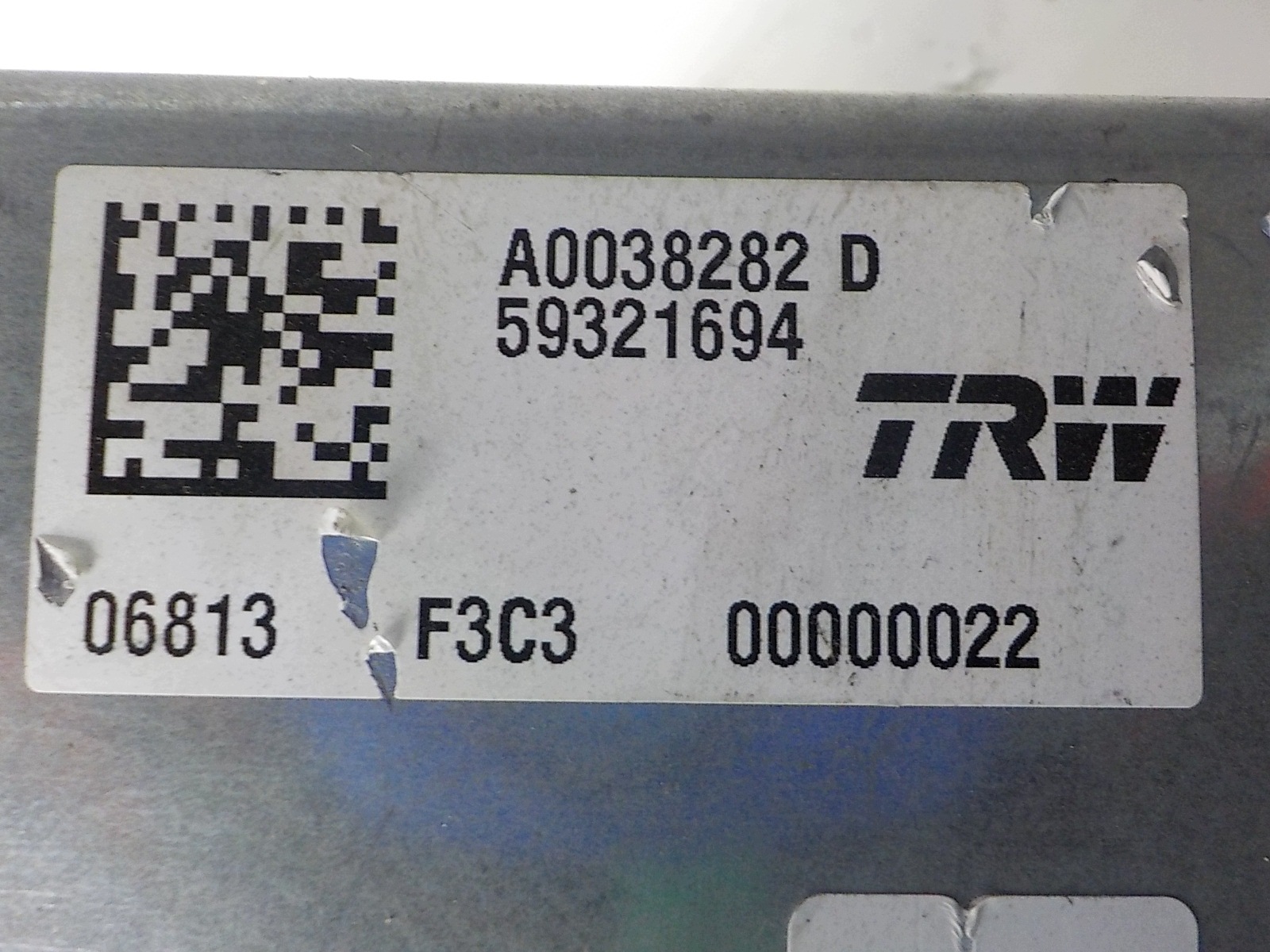 FIAT 500L control electrics 59321694 A0038282D TRW