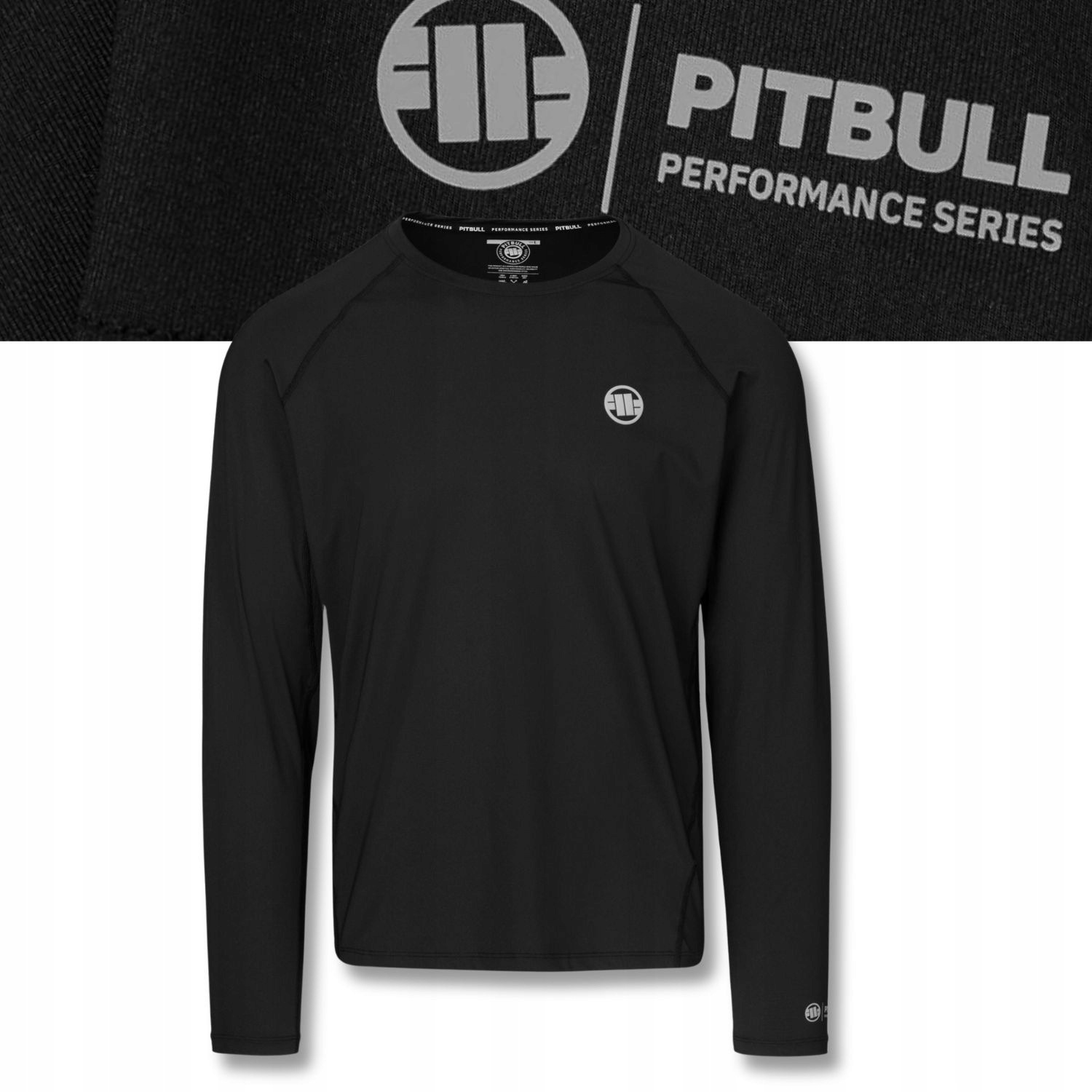 Pánský sportovní dlouhý rukáv Pitbull rychleschnoucí a prodyšný Mesh Runway