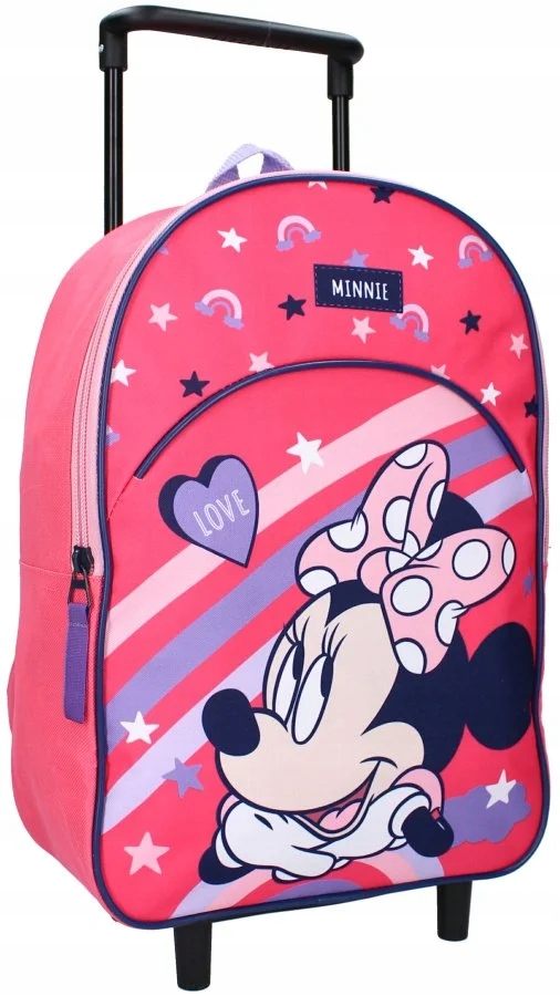Dievčenský cestovný batoh na kolieskach Minnie Mouse - Disney