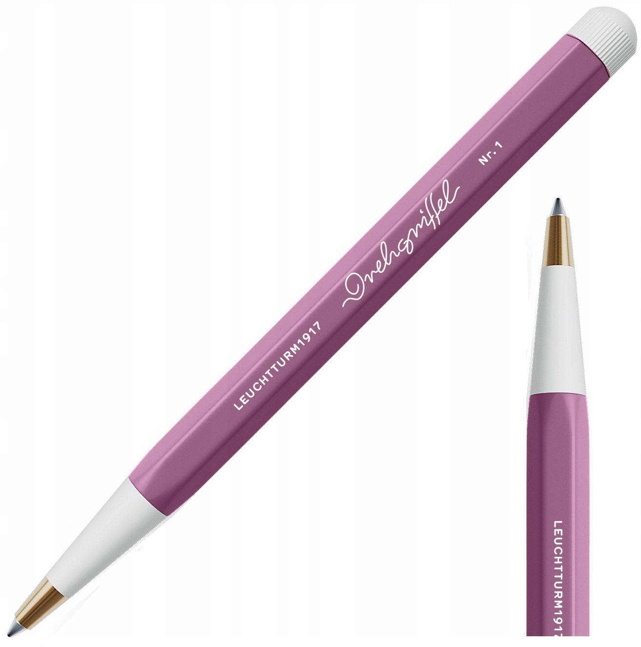 LEUCHTTURM1917 Długopis żelowy obrotowy twist wkład Drehgriffel Dusty Rose