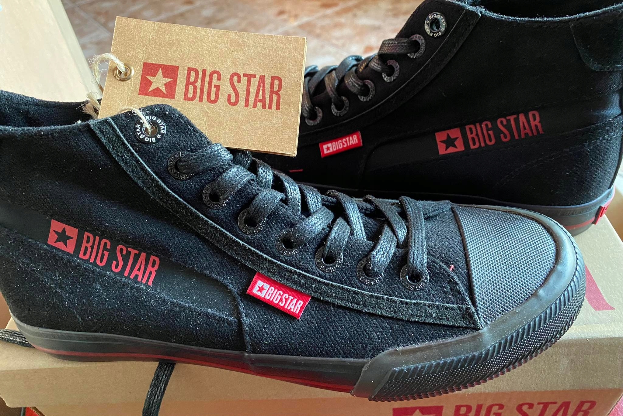 Vysoké pánské tenisky černé Big Star velikost 42