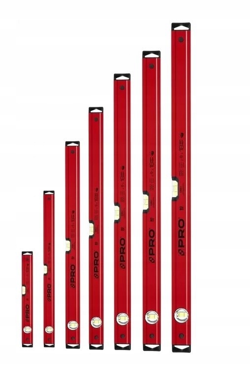

Zestaw poziomic Pro PRO600 40-200cm 7szt. waga