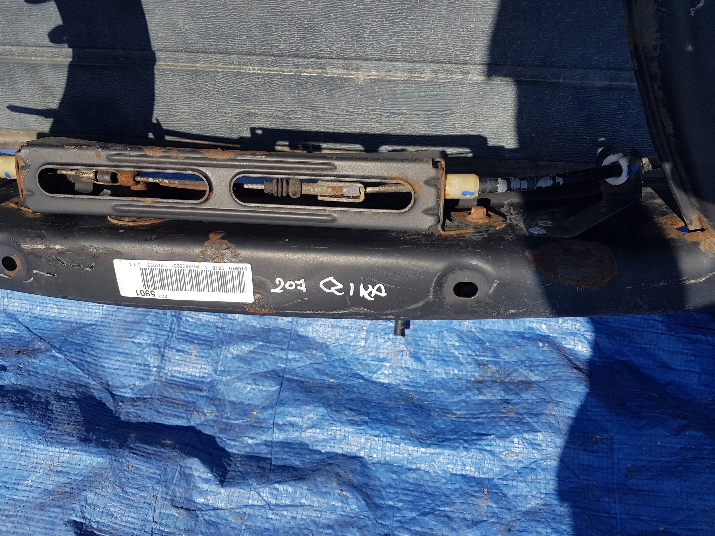 axle beam rear part MERCEDES W207 C207 sider subframe axle beam