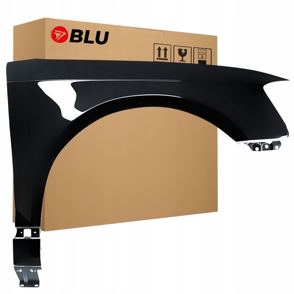 Blu Blatník Audi A3 8P Lift LY9B pravý 08-12 přední pozink BrillantSchwarz