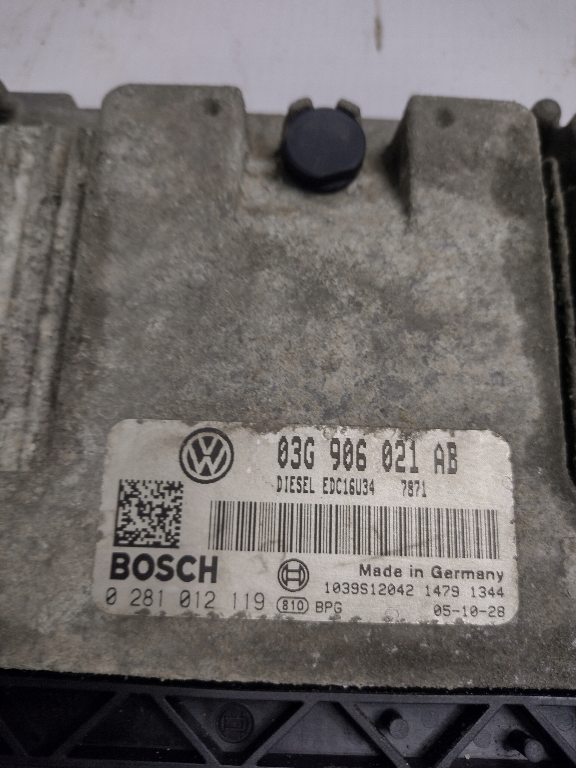 computer Motore Volkswagen Passat B6 2.0TDI 03G906021AB
