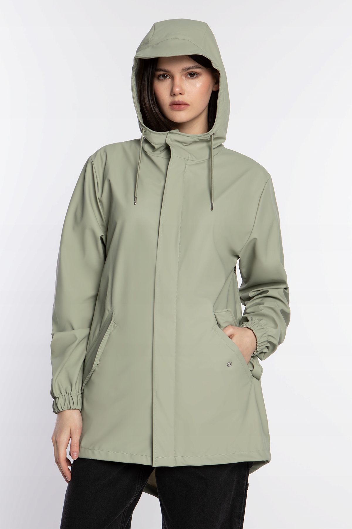 Dámská Bunda Rains Fishtail Jacket W3 18010-08 Earth (L)
