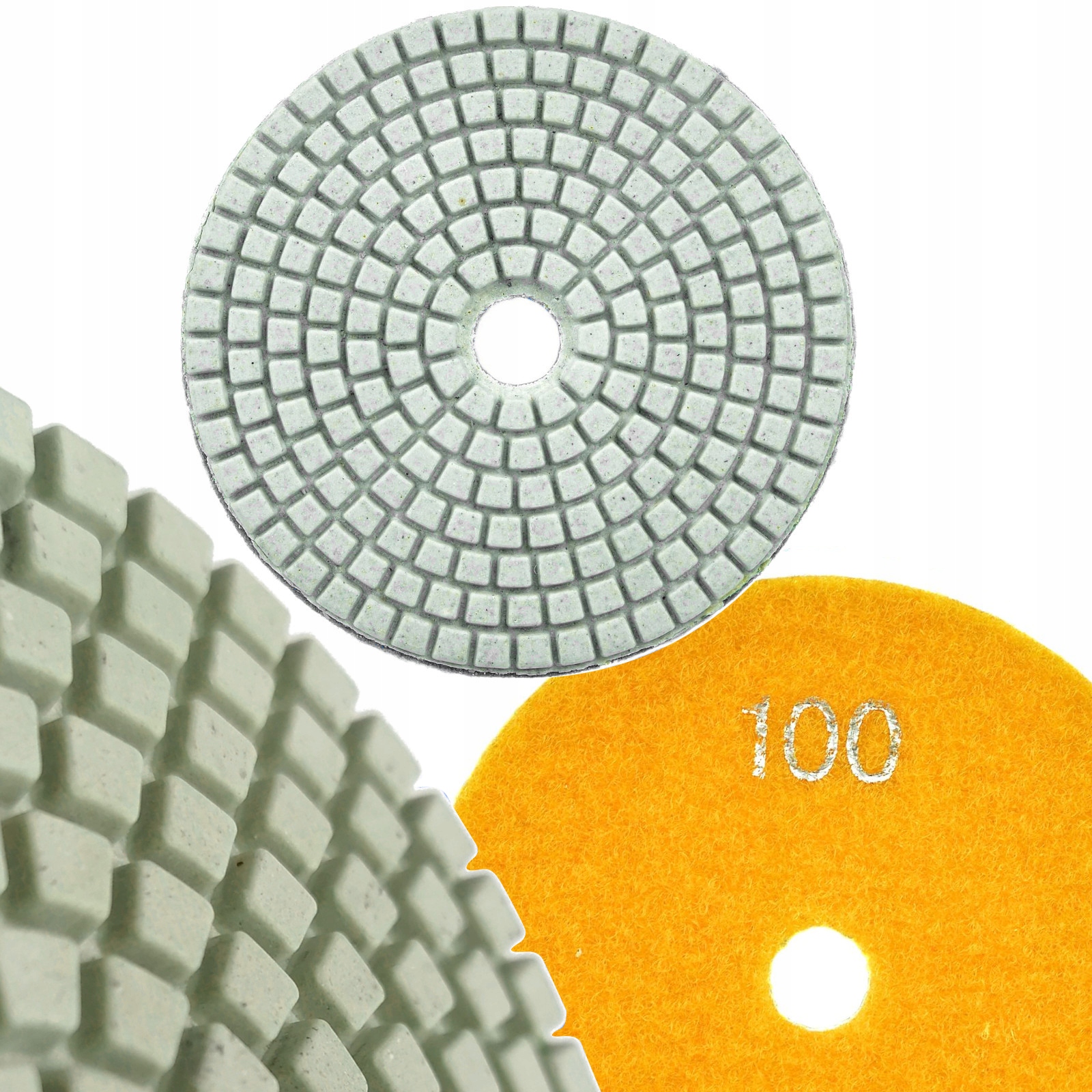 

Tarcza Dysk Diamentowy Wodny Polerski 100mm G100