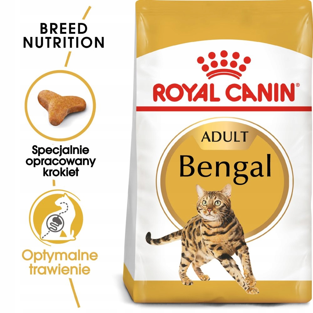 Levně Royal Canin Bengal Adult 2kg Krmivo pro dospělé bengálské kočky