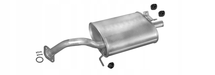 Tłumik końcowy Toyota Corolla Compact 1.3 1.6 1.8 Producent części Inny