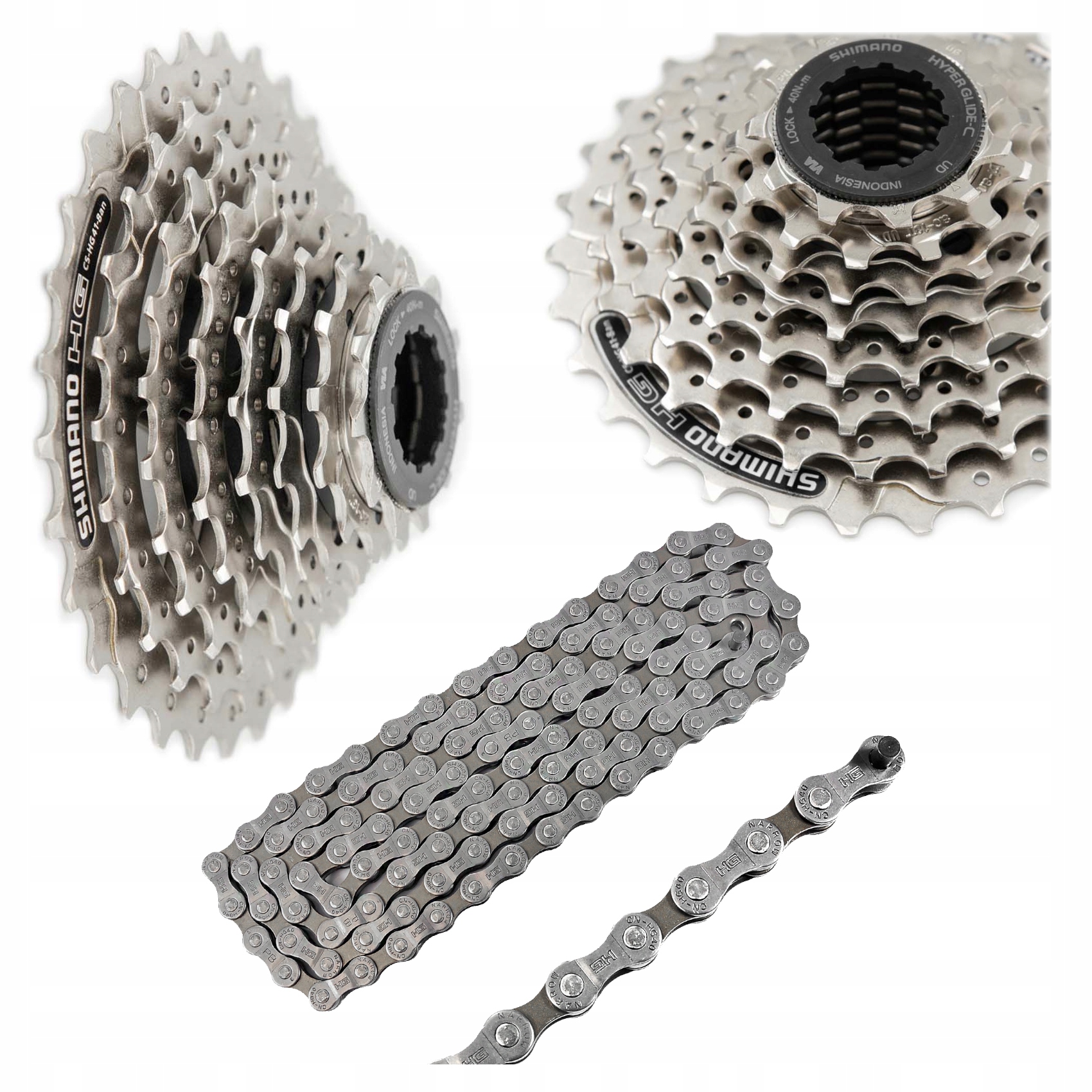 Kaseta rowerowa Shimano CS-HG41 8 rzędowa 11-30 11-30 łańcuch Cn-hg 40
