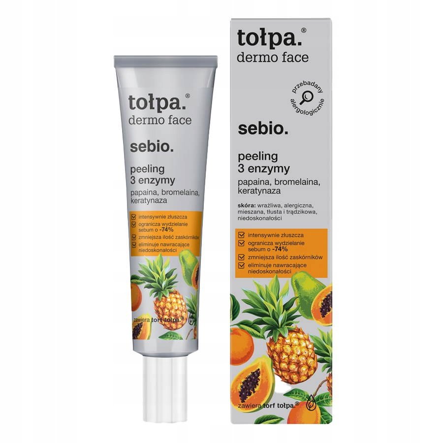 

Tołpa Dermo Face Sebio Peeling 3 Enzymy 40 ML