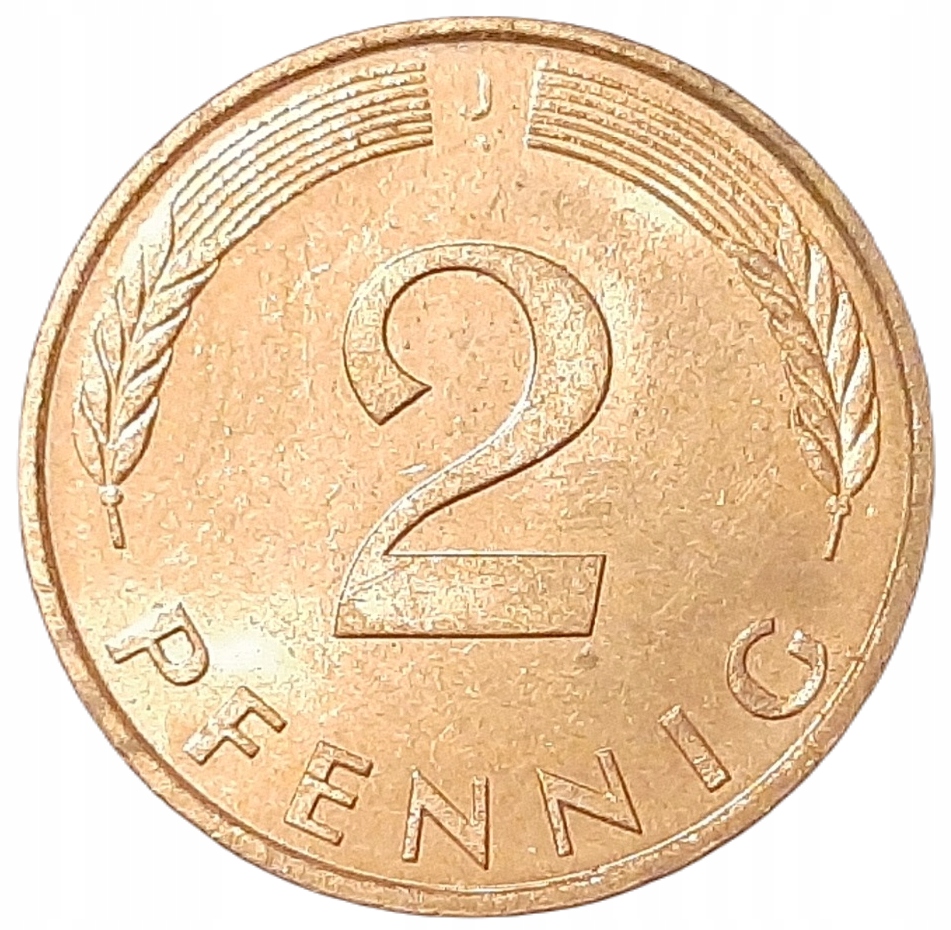 Niemcy 2 Fenigi KM 106a 1985 UNC