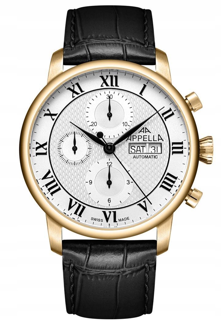 Nové Originální Pánské hodinky Appella L70010.52R6ACH Automatic Chronograf