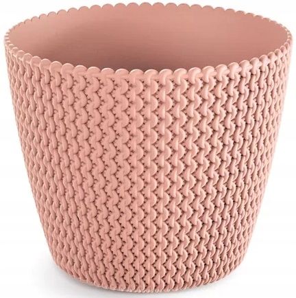 Doniczka Osłonka SPLOFY 19 cm kolor BRZOSKWINIA