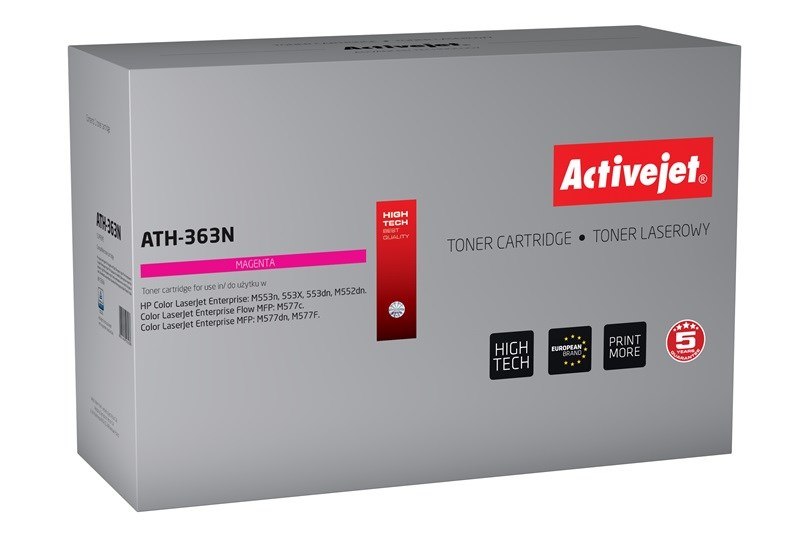 Toner Activejet ATH-363N (zamiennik do Hp 508A CF363A; Supreme; 5000 stron;