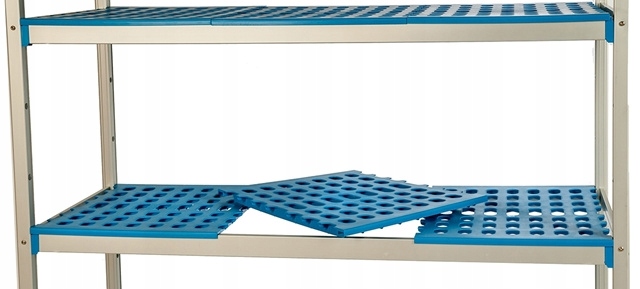 REGAŁ DO MAGAZYNU 4-PÓŁKOWY Z ATESTEM 443x60x175 Producent alushelf