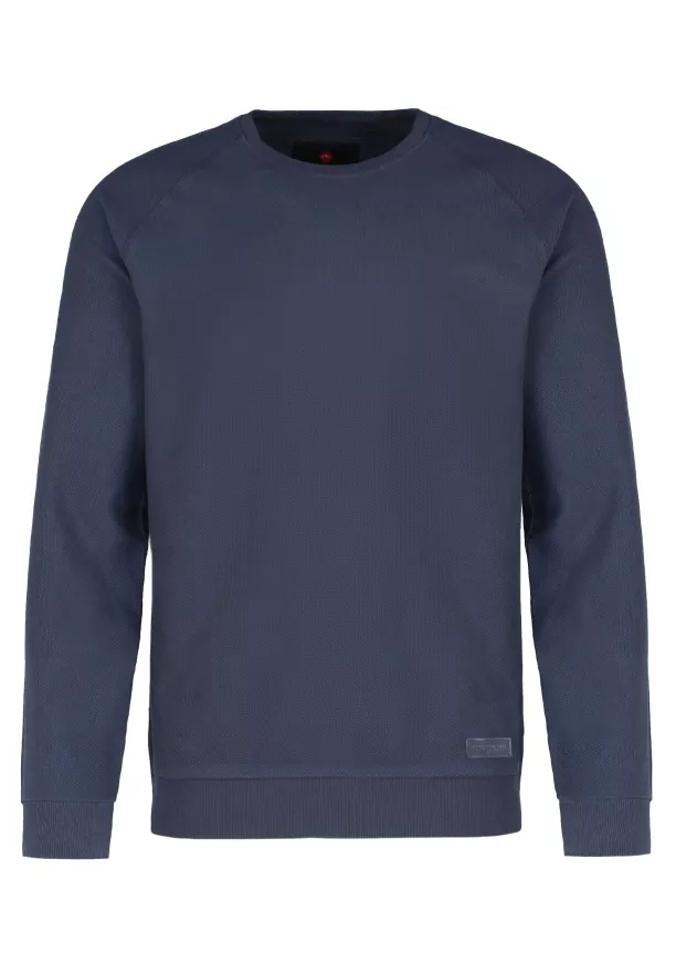 Pánská mikina v modré barvě se strukturou Volcano B-lion 3XL