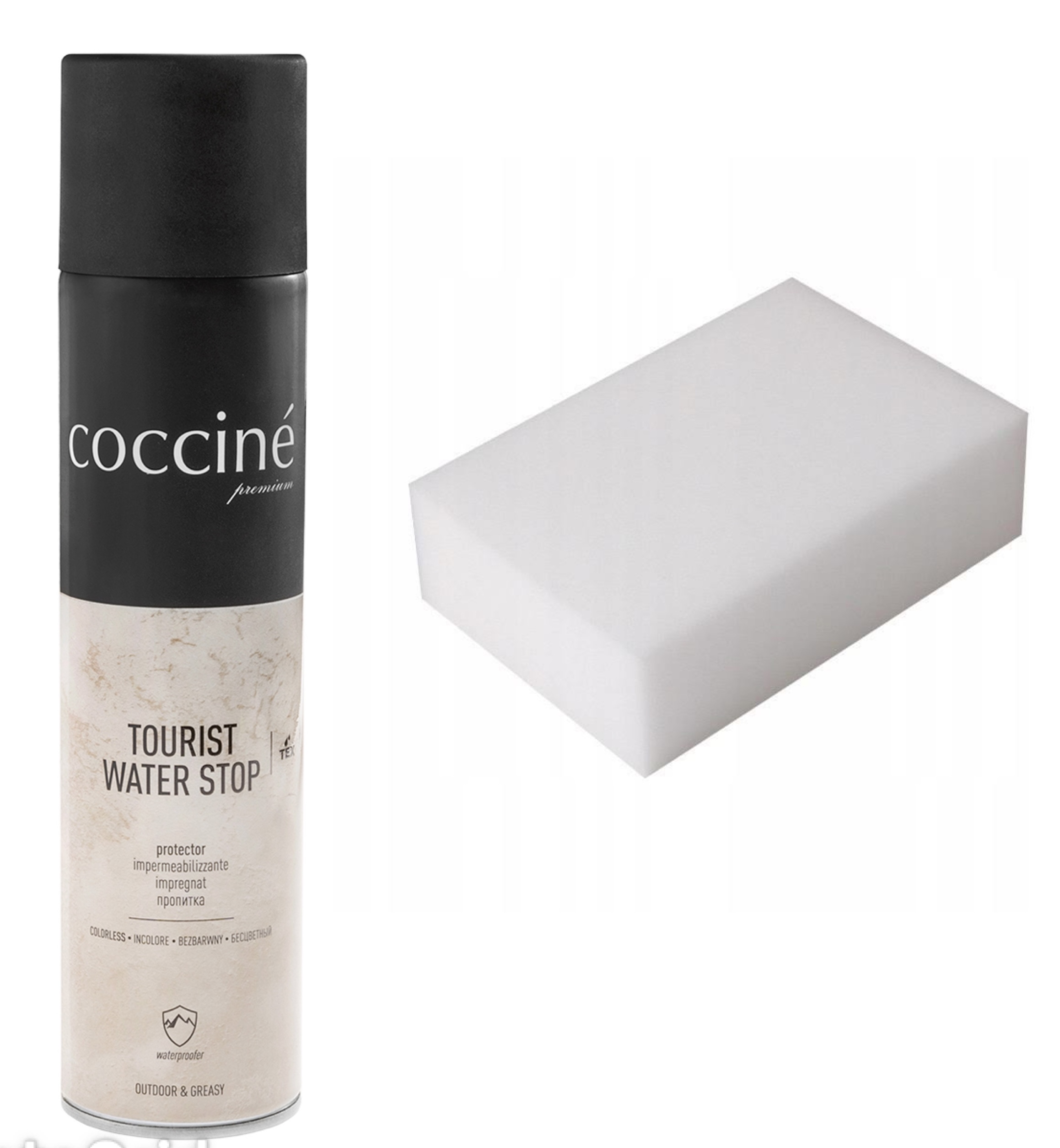 ZESTAW WODA STOP IMPREGNAT ZAMSZU NUBUKU + GĄBKA!