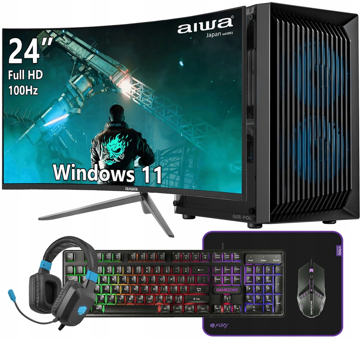 Sada počítač Core i7 Rx 7600 32GB Ram 1TB Ssd Monitor 24"