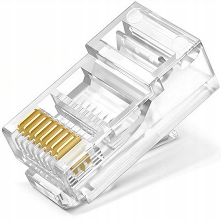 

10x Wtyk RJ45 8p8c internetowy komputerowy 5e