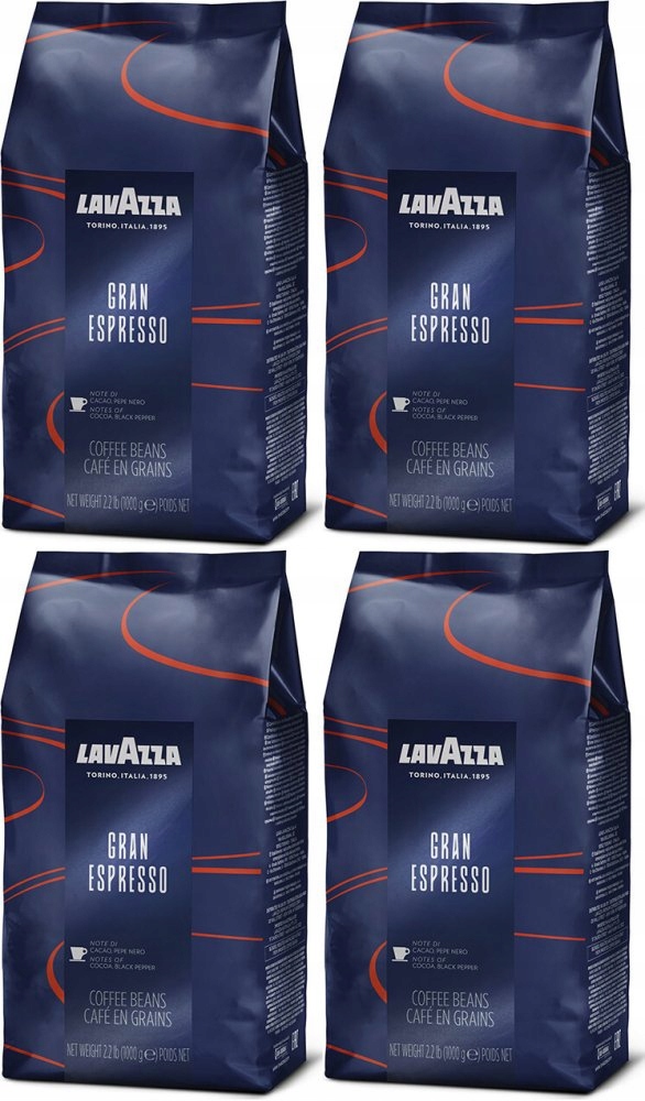 Kawa ziarnista Lavazza Gran Espresso 1kg x4