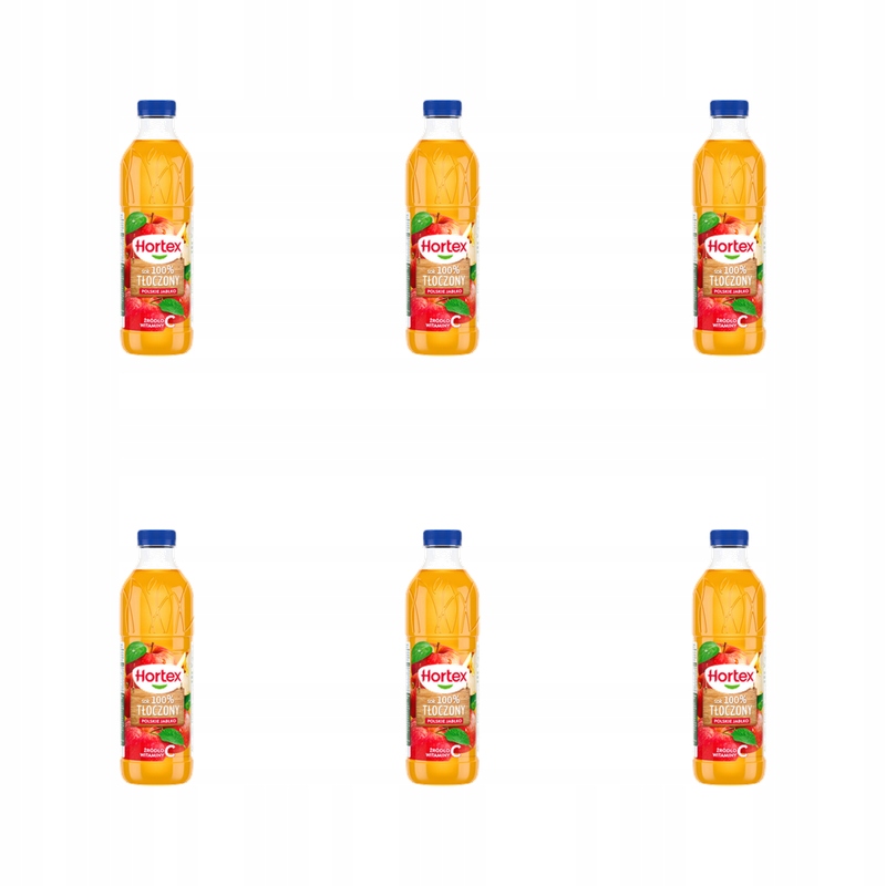 Hortex Polské Jablko Lisované jablko džus 100% láhev Pet 1L X6