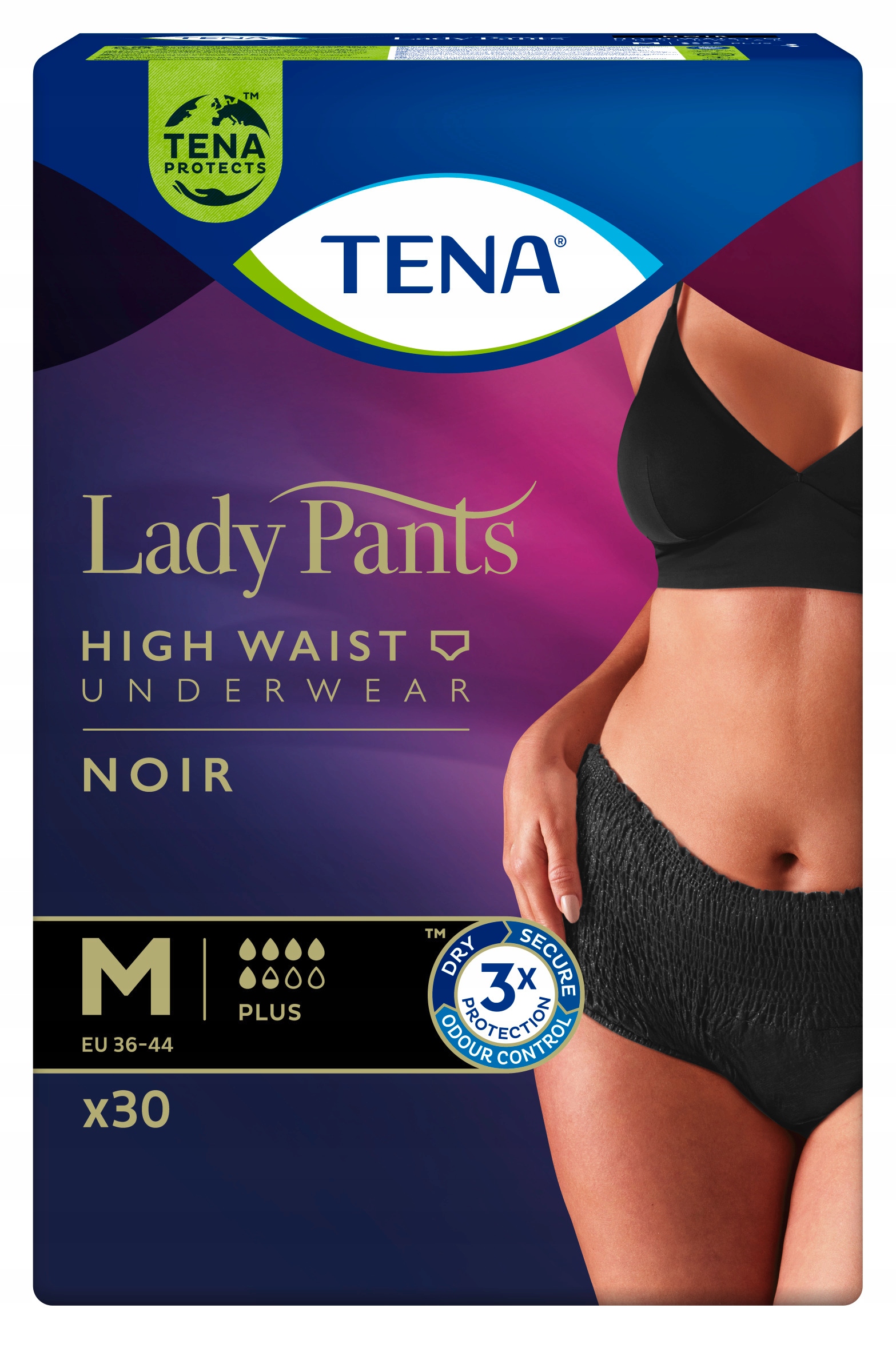 

Bielizna chłonna Tena Lady Pants Noir M 30 szt