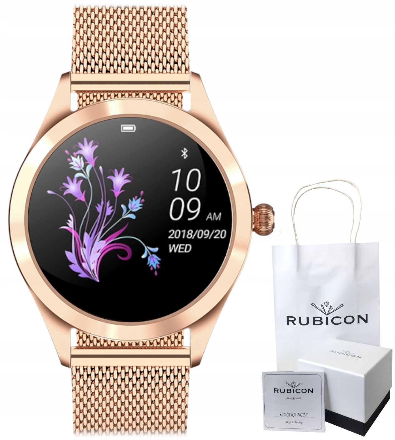 

SmartWatch zegarek damski Kroki Sen Puls Sms Sport
