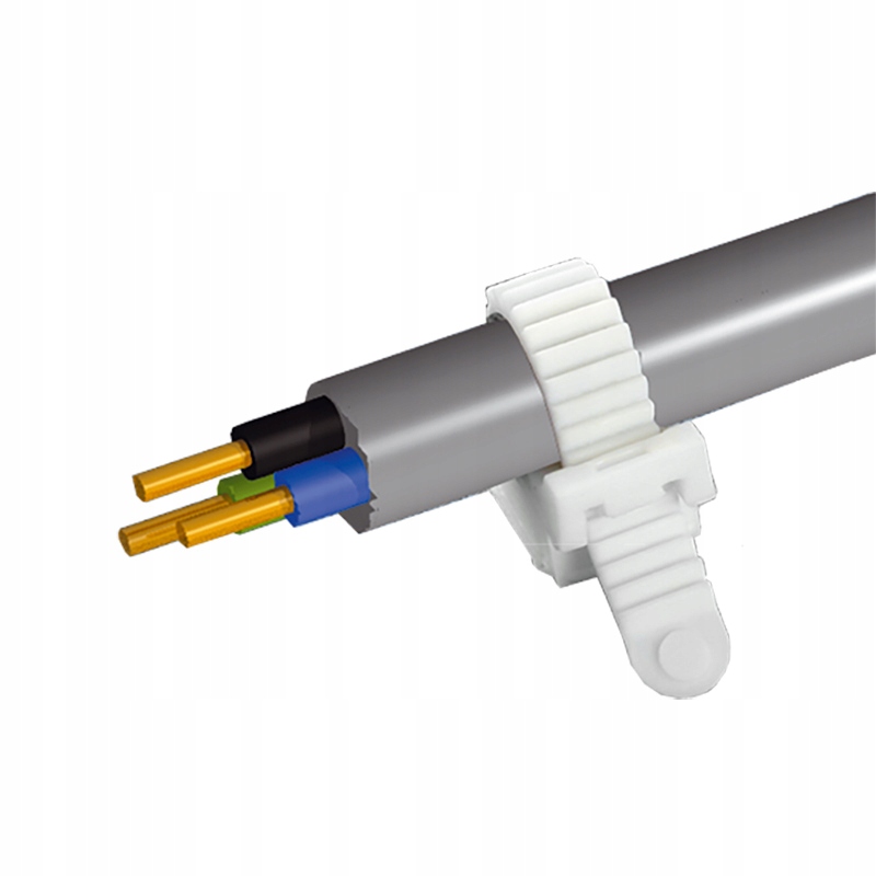 UCHWYT PASKOWY ZACISKOWY DO PRZEWODÓW KABLI UP22 100 SZT Rodzaj opaska kablowa