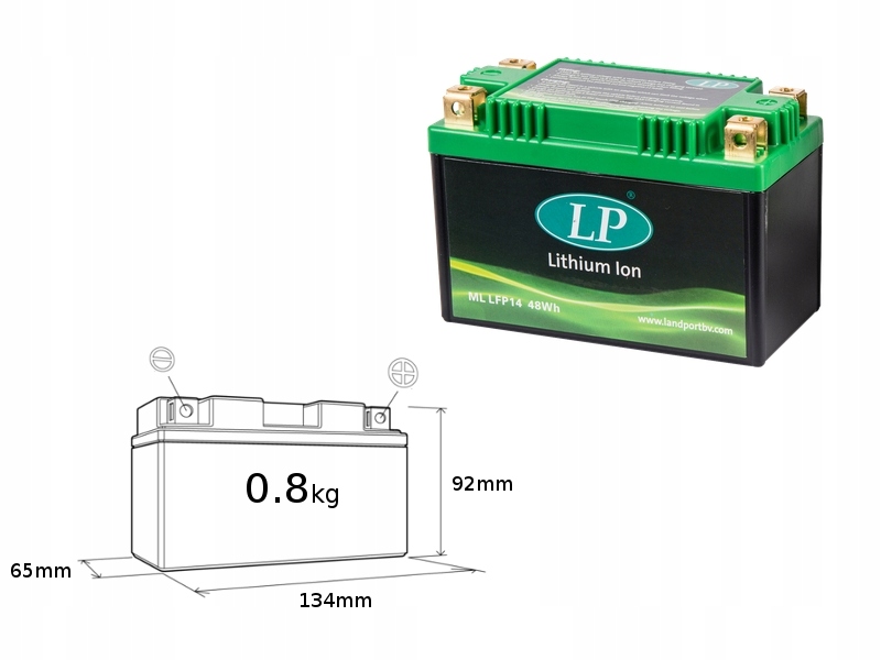 Landport Batéria Batéria LIFEPO4 LFP14 (ML LFP14) (134X65X92) (ytz