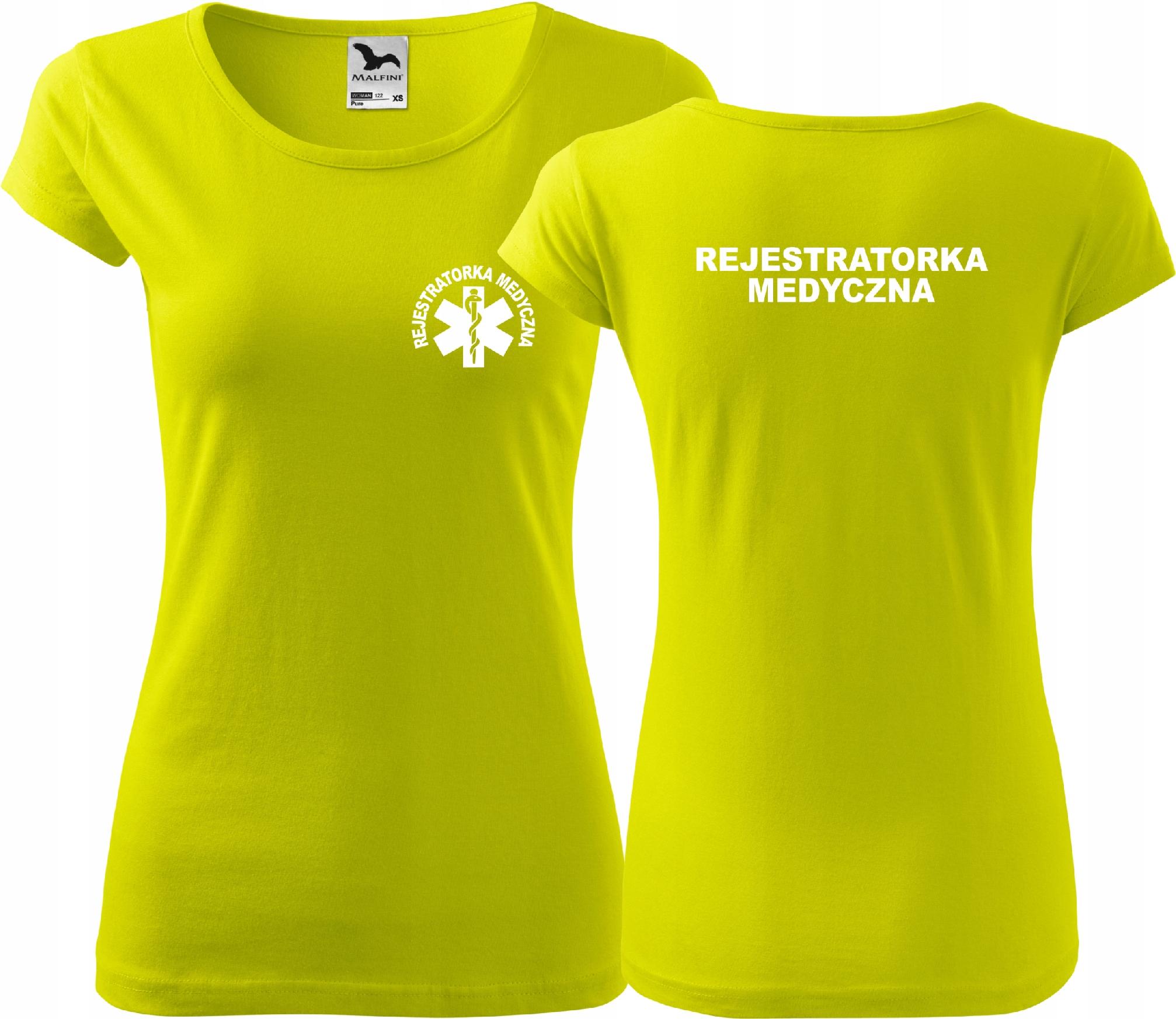 

Koszulka Pure Rejestratorka Medyczna Limonka