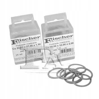 PODKŁADKA MIEDZIANA 28,00X34,00X2,00