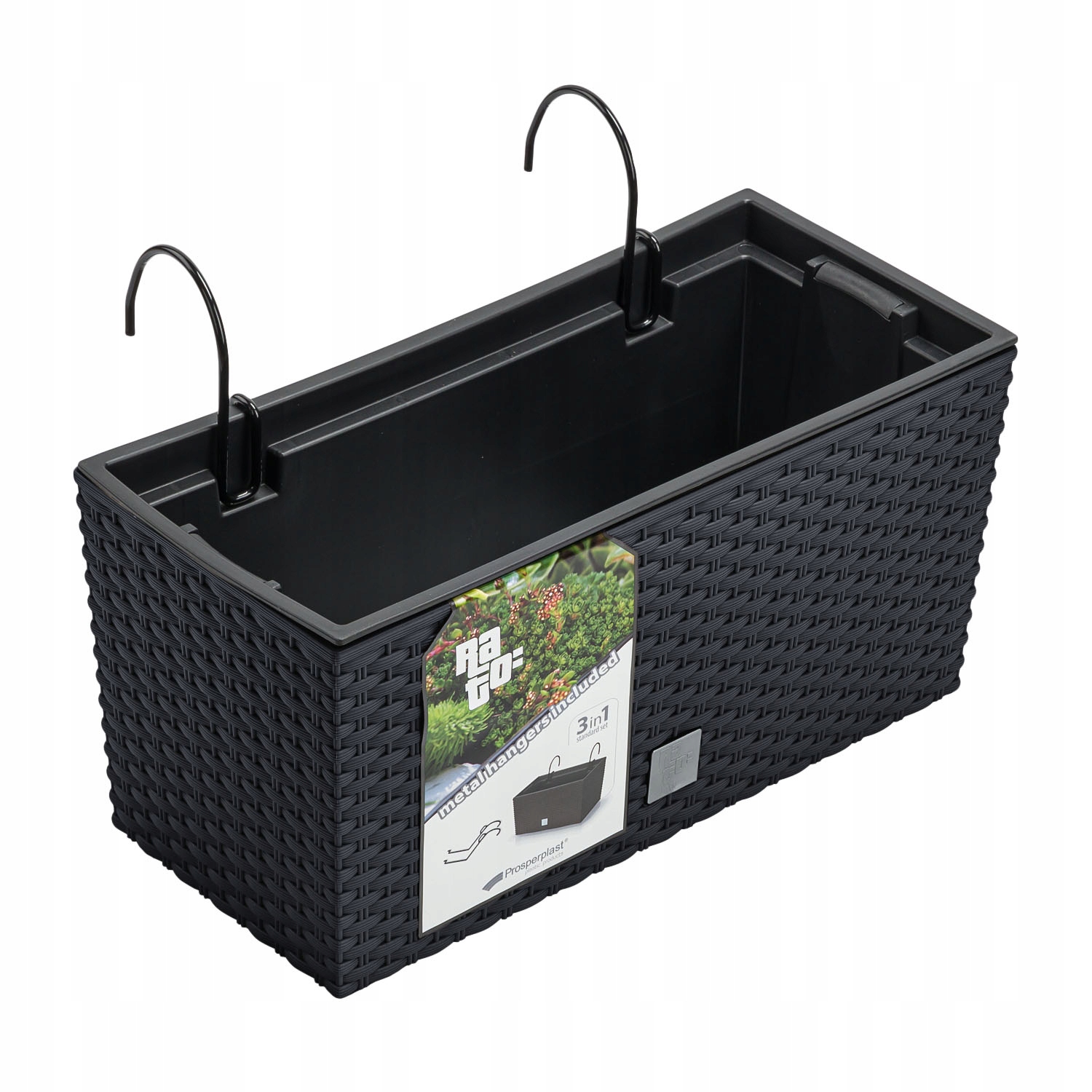 

Doniczka z hakami wkład DRC400W Antracyt