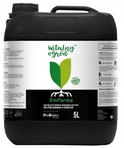 

ProBiotics EmFarma Mikroorganizmy Witalny Ogród 5L