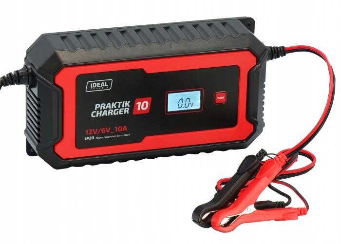 charger Ideal LCD 6v 12v ładowarka do akumulatorów prostownik CHARGER 10 Marka Ideal