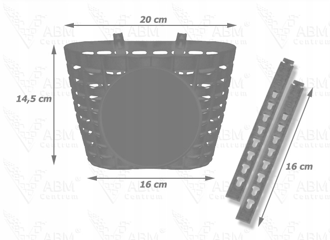 KOSZYK KOSZYCZEK DZIECIĘCY ROWEROWY NA KIEROWNICE ROWER HULAJNOGĘ Kod producenta 340058