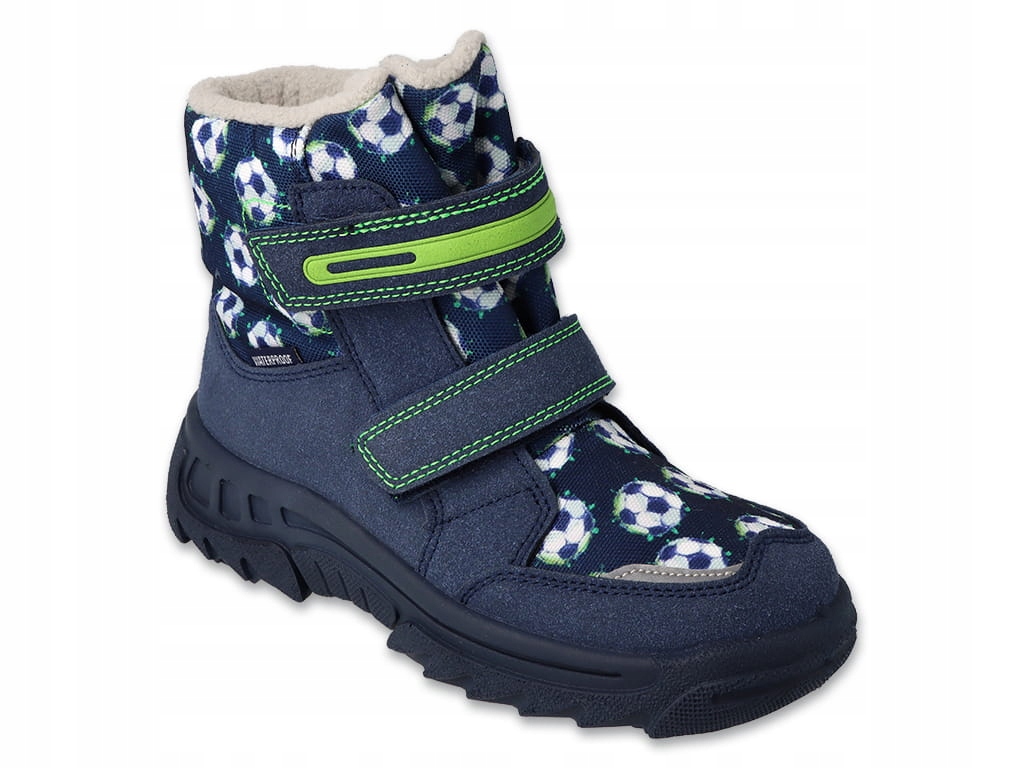 Befado buty zimowe chłopięce kozaczki rzep wodoodporne waterproof 30