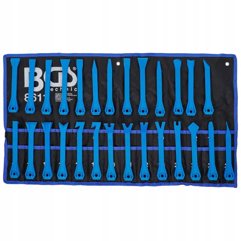 Sada škrabek a klínků pro ozdobné lišty 27 ks Bgs 8611