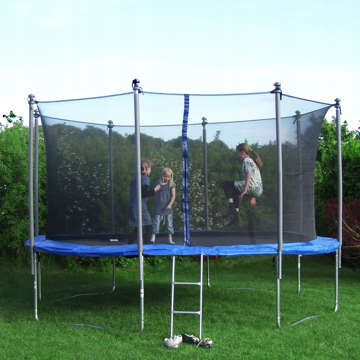 OSŁONA SPRĘŻYN BLUE + SIATKA ZEWNĘTRZNA 305CM/10FT AKCESORIA DO TRAMPOLINY Marka springos