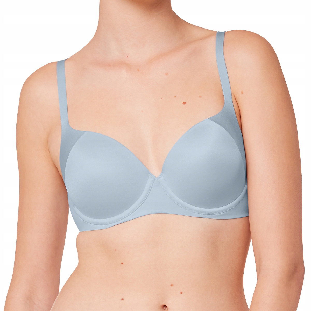 T388 Triumph vyztužená podprsenka modrá make-up soft touch Wp r 80B