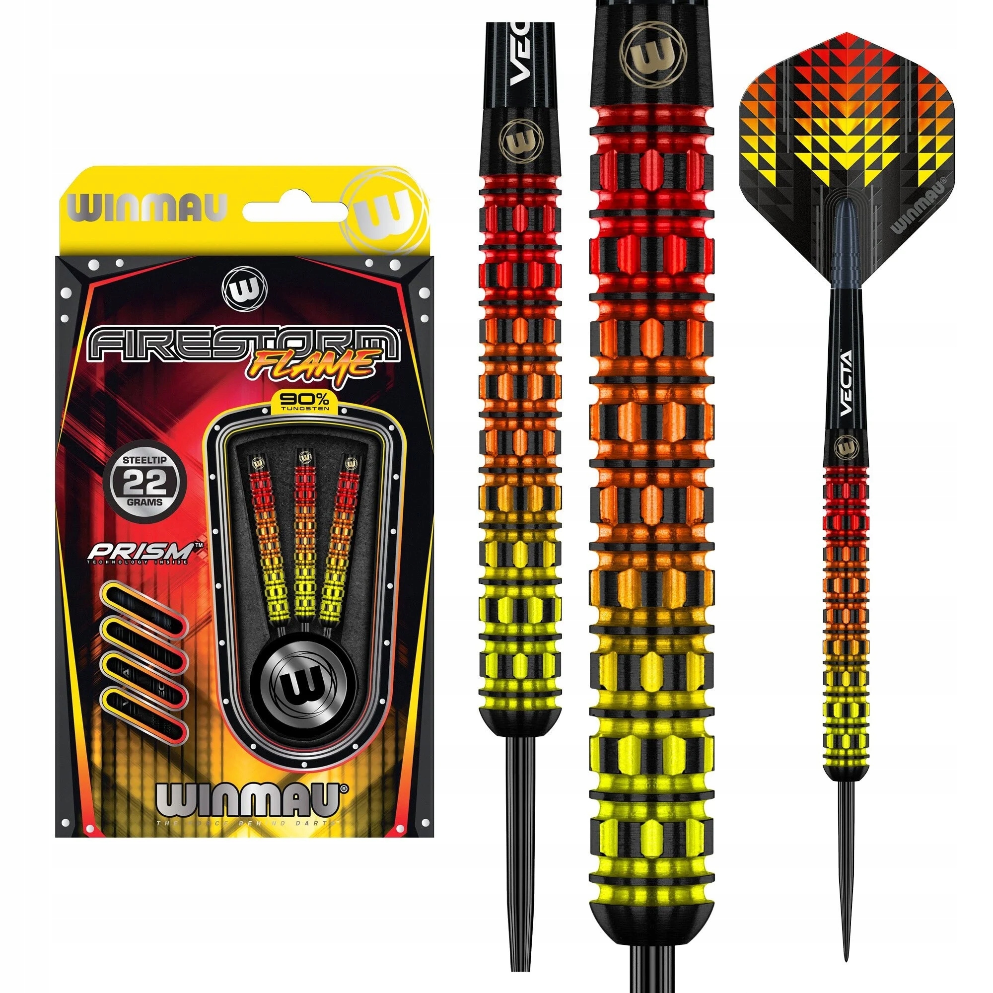 Lotki Rzutki Dart Winmau Firestorm Flame 22G 90% Wolfram