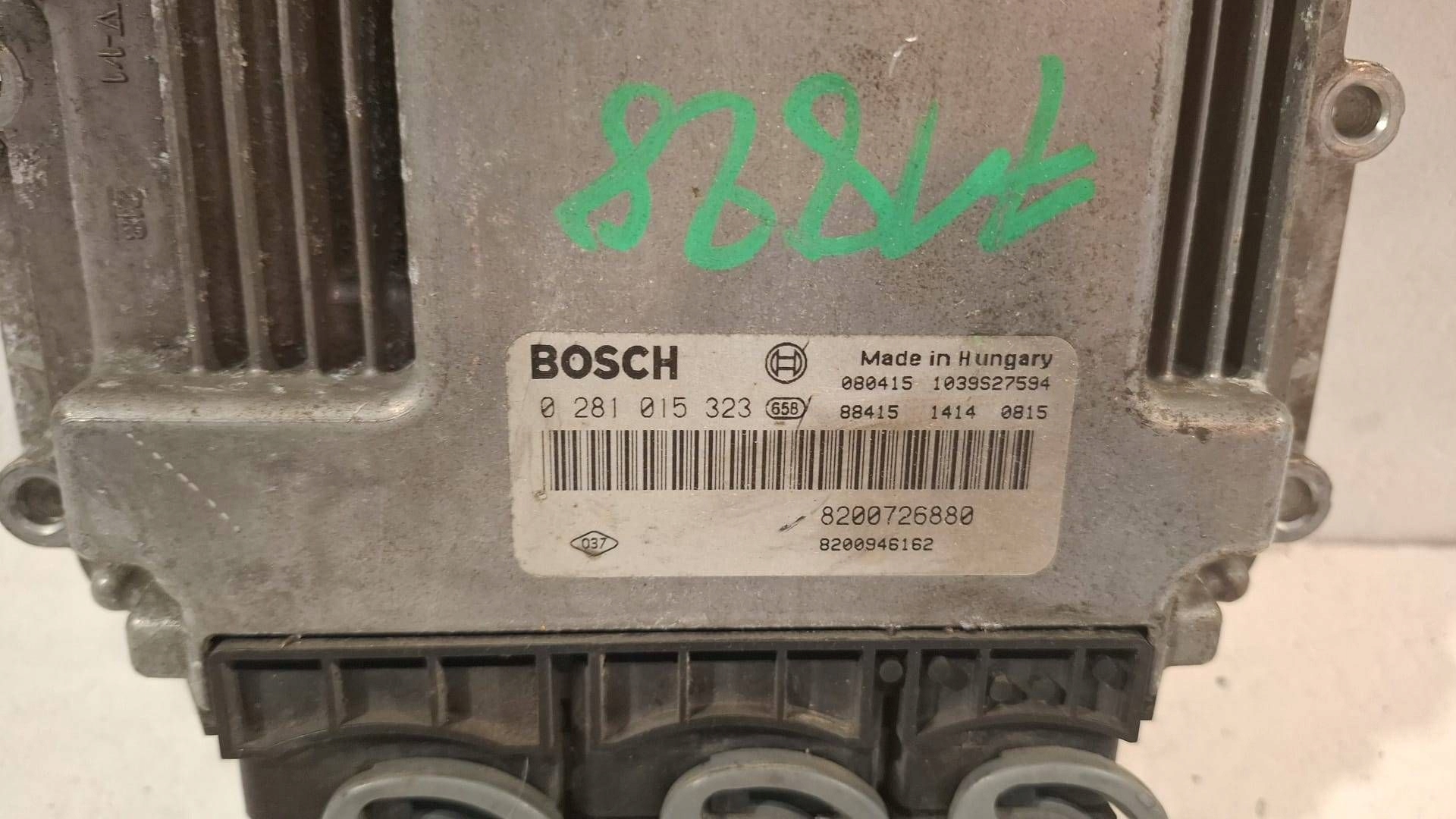 control unit of the engine computer 0281015323 Renault Laguna III 2.0 DCI