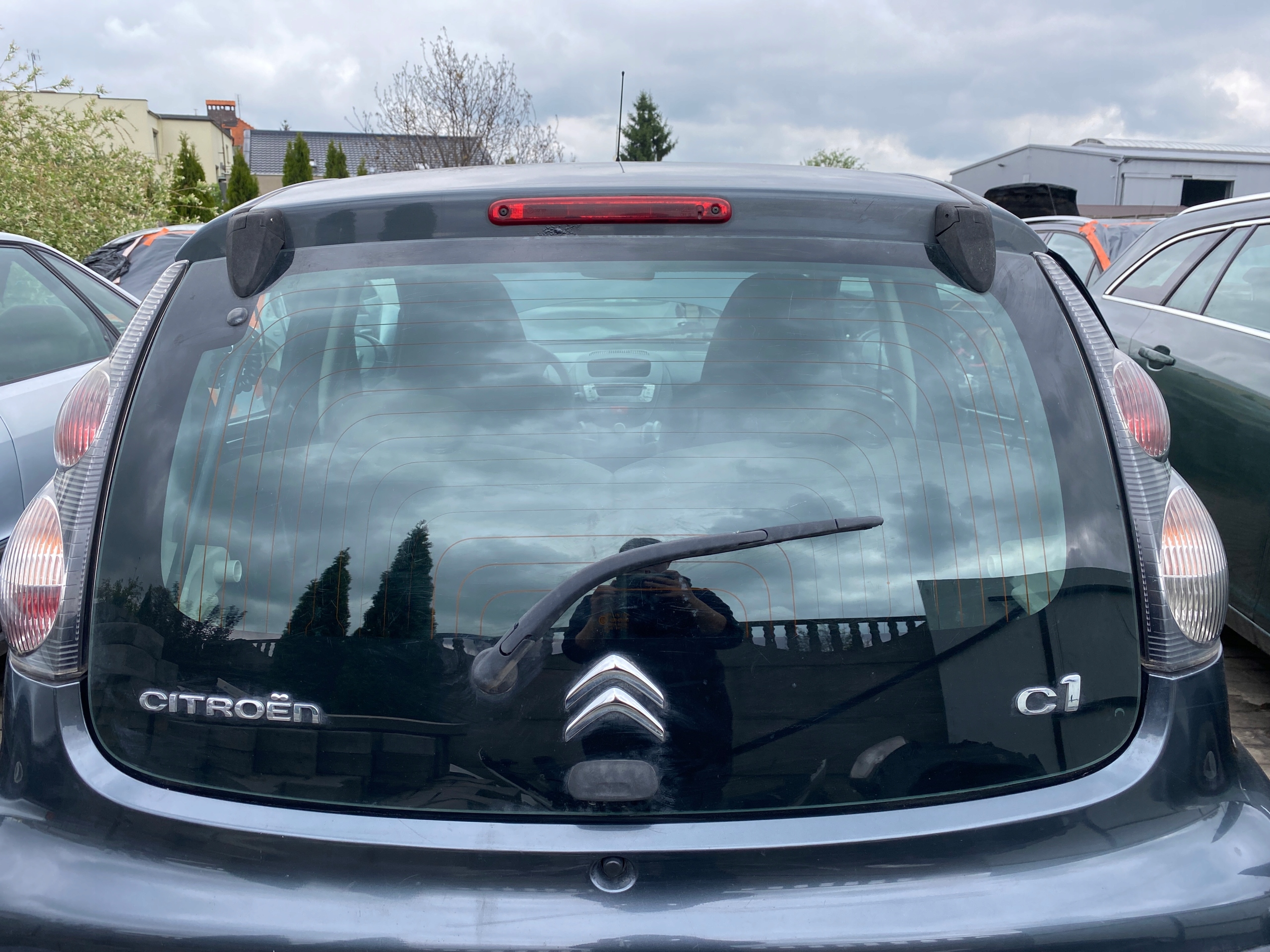 boot doors rear part boot window rear kod lakieru KTA Citroen C1 05-14