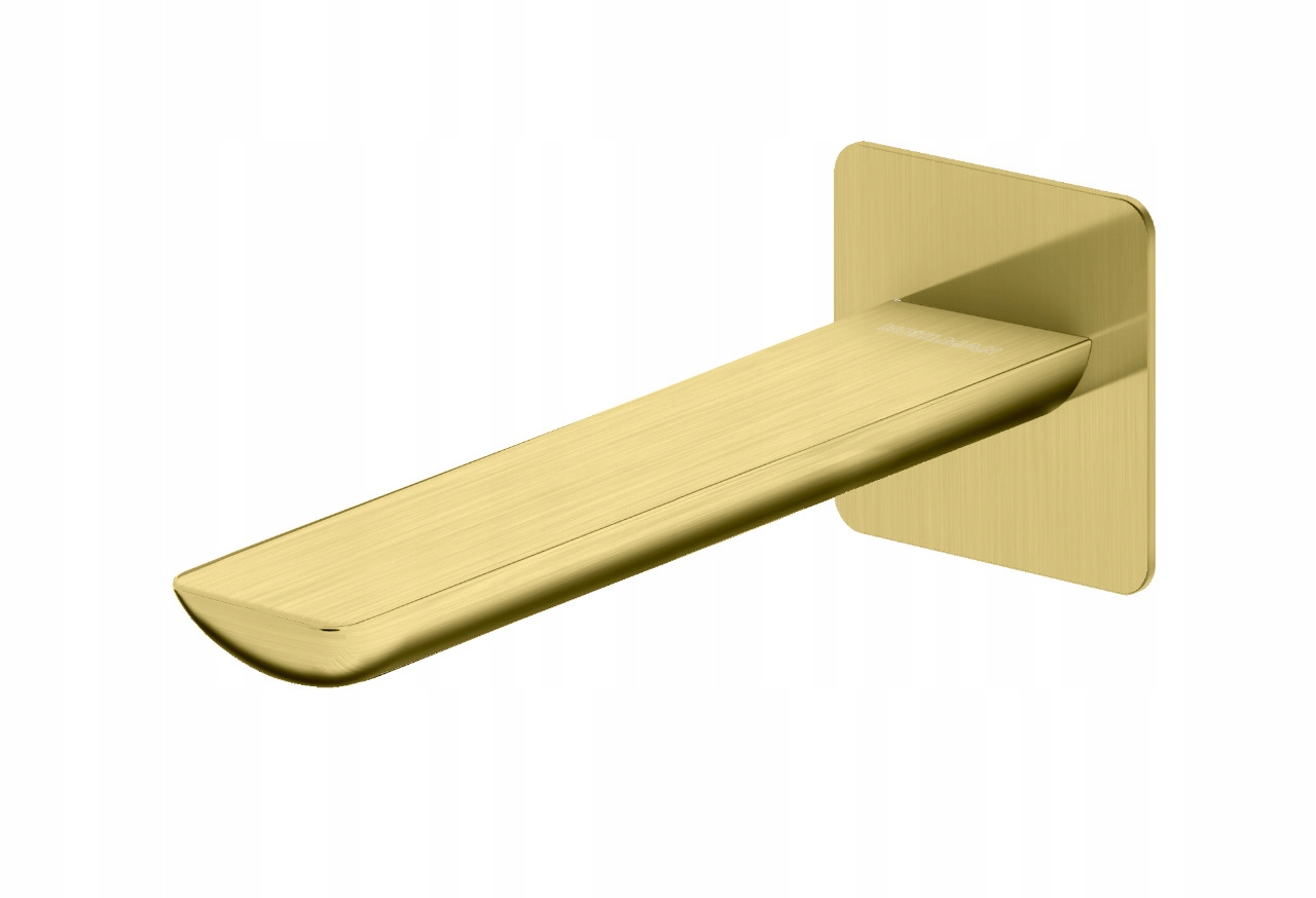Umývadlová výlevka Zlatá Brúsená Kohlman 1/2 palca L QW230EGDB