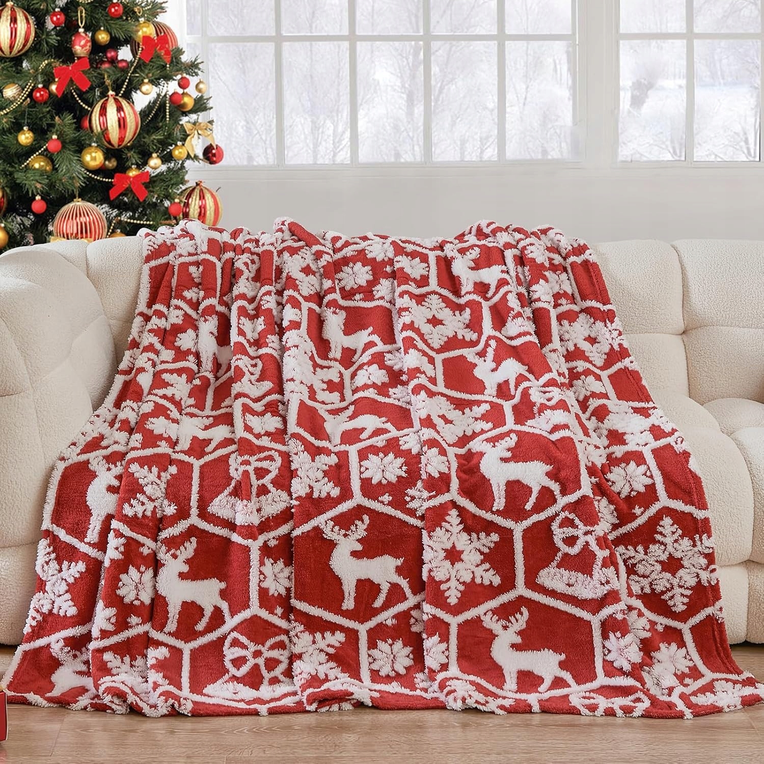 Vánoční Deka Teplá, Tlustá, Na Zimu, Vánoční, 150 X 200 CM