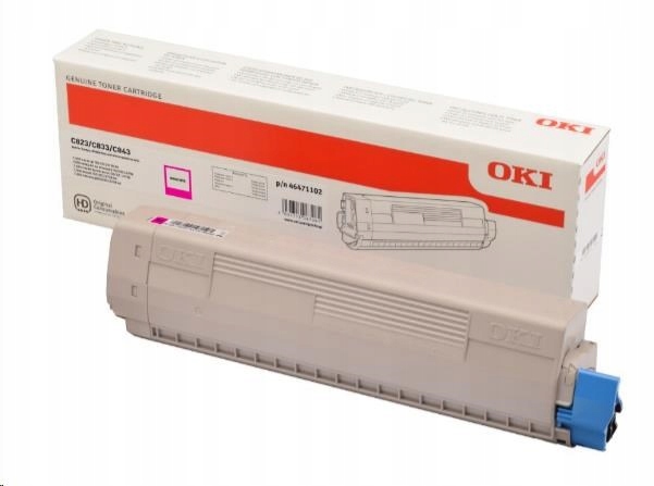 Oki purpurový toner pre C823/ C833/ C843 (7 500 strán) 46471102