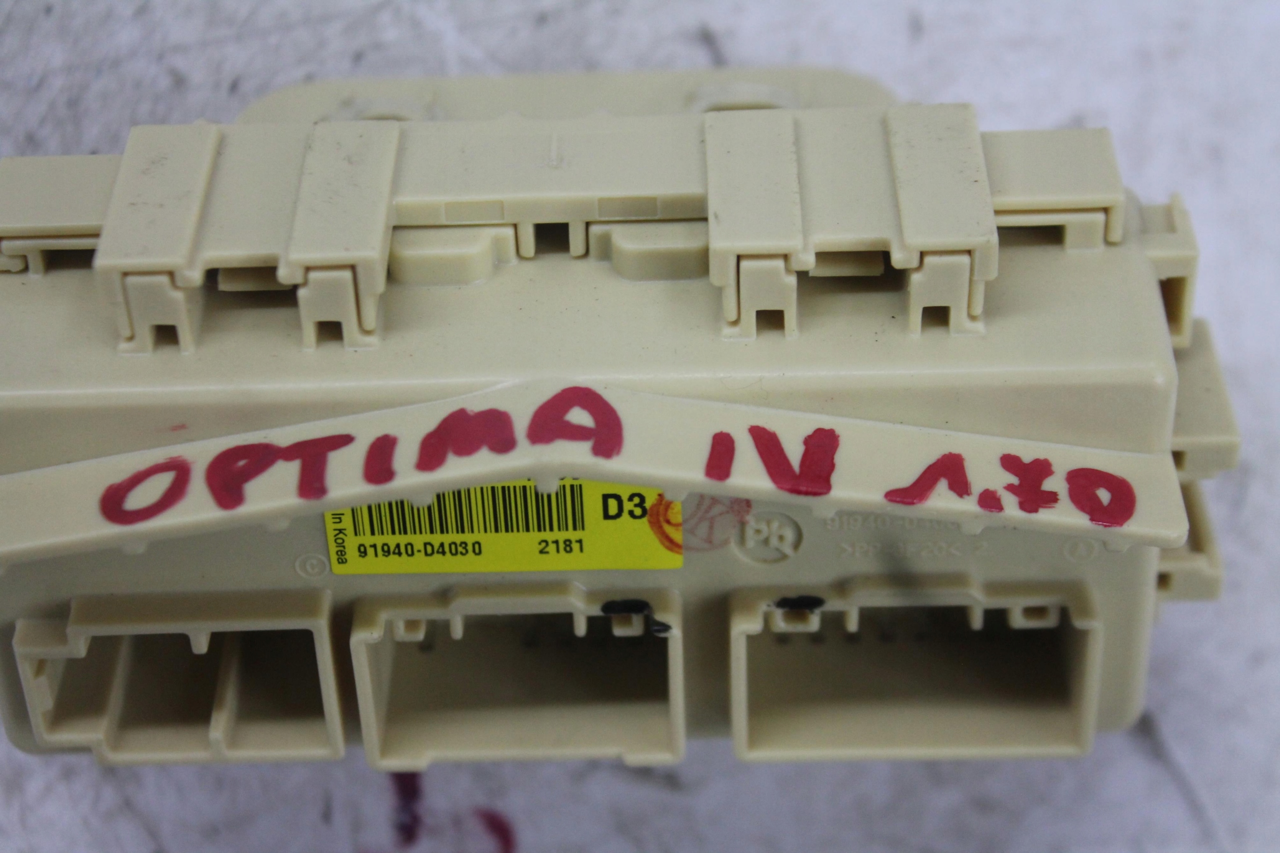 MODULO CENTRALINA JFICM BOX 91940-D4030 OPTIMA IV 15-20