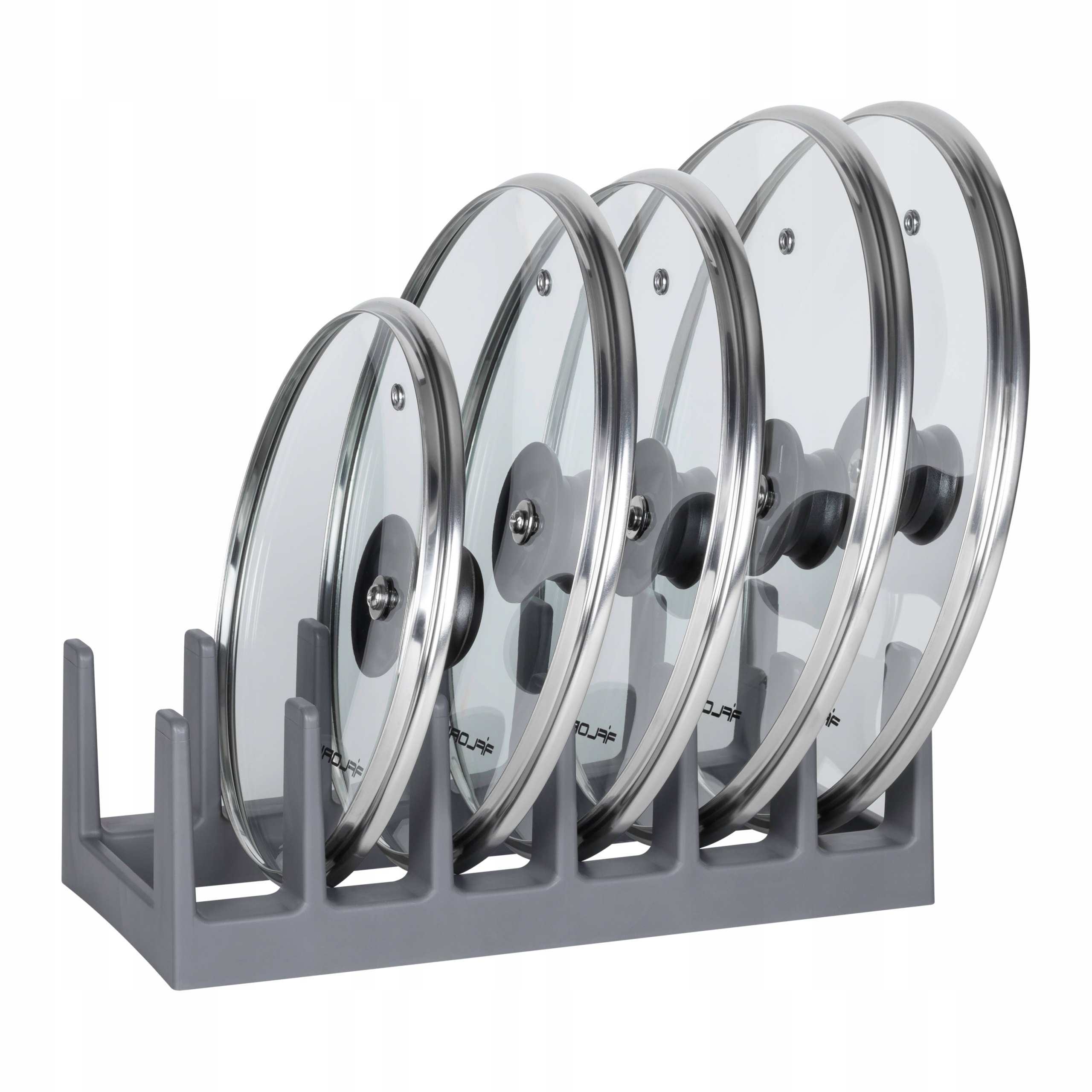 STOJAK NA POKRYWKI TALERZE DESKI ORGANIZER KUCHENNY DO SZAFKI SZUFLADY szar Stan opakowania oryginalne